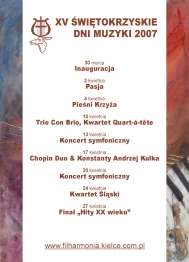 XV �wi�tokrzyskie Dni Muzyki
