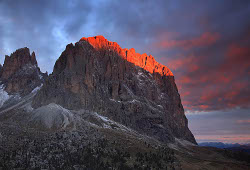 Dolomity - gry poprzez chmury